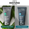 super facialist for men moisturisers sensitive and deep hydration next to each other