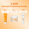 3 step overnight skin brightening routine